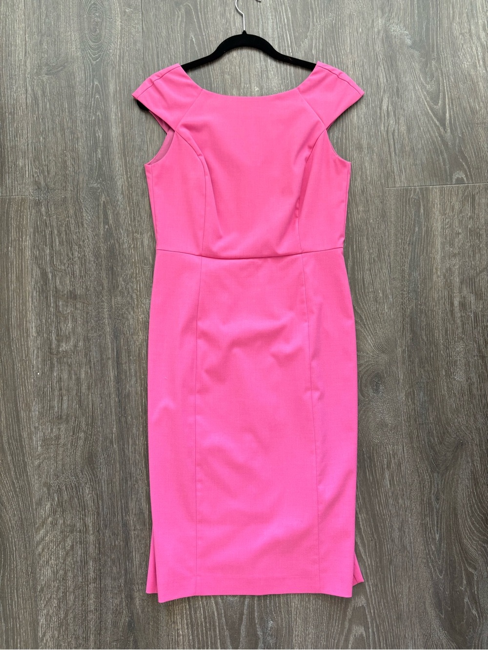 Banana Republic- Classic Pink Cap-Sleeve Sheath Dress